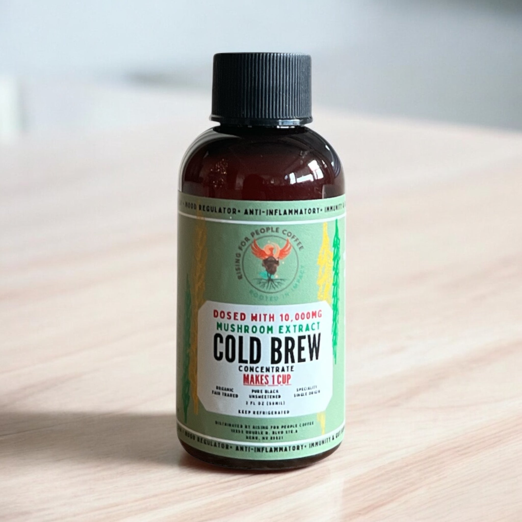 2oz Travel Happy Mushroom Cold Brew Concentrate Coffee-0