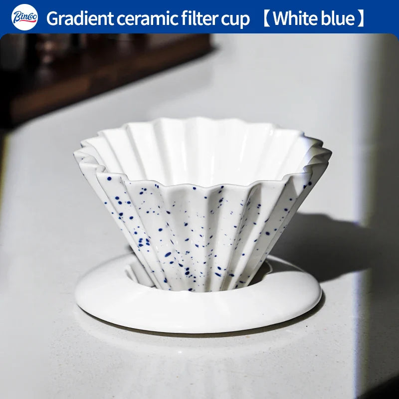 Porcelain Coffee Dripper, Ceramic Coffee Filter Cup-6
